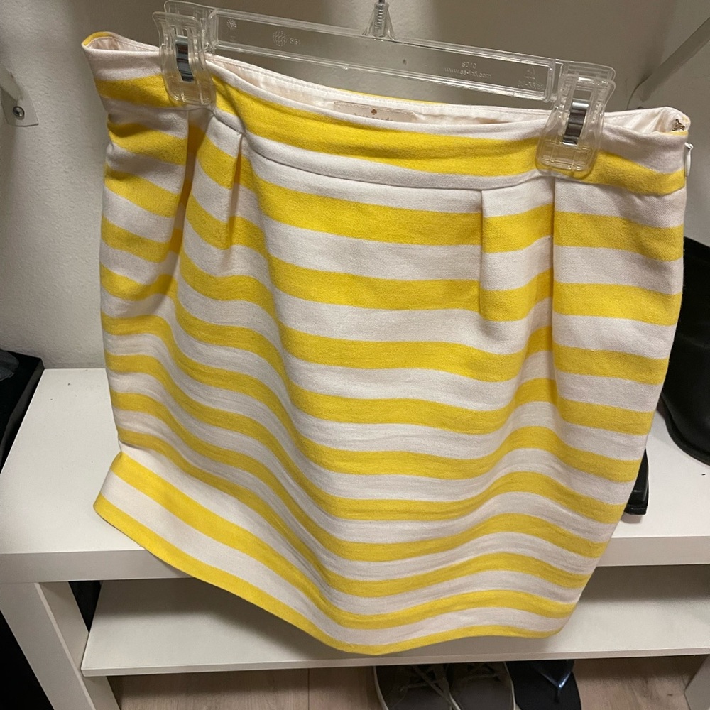 White and yellow Kate spade skirt size 4